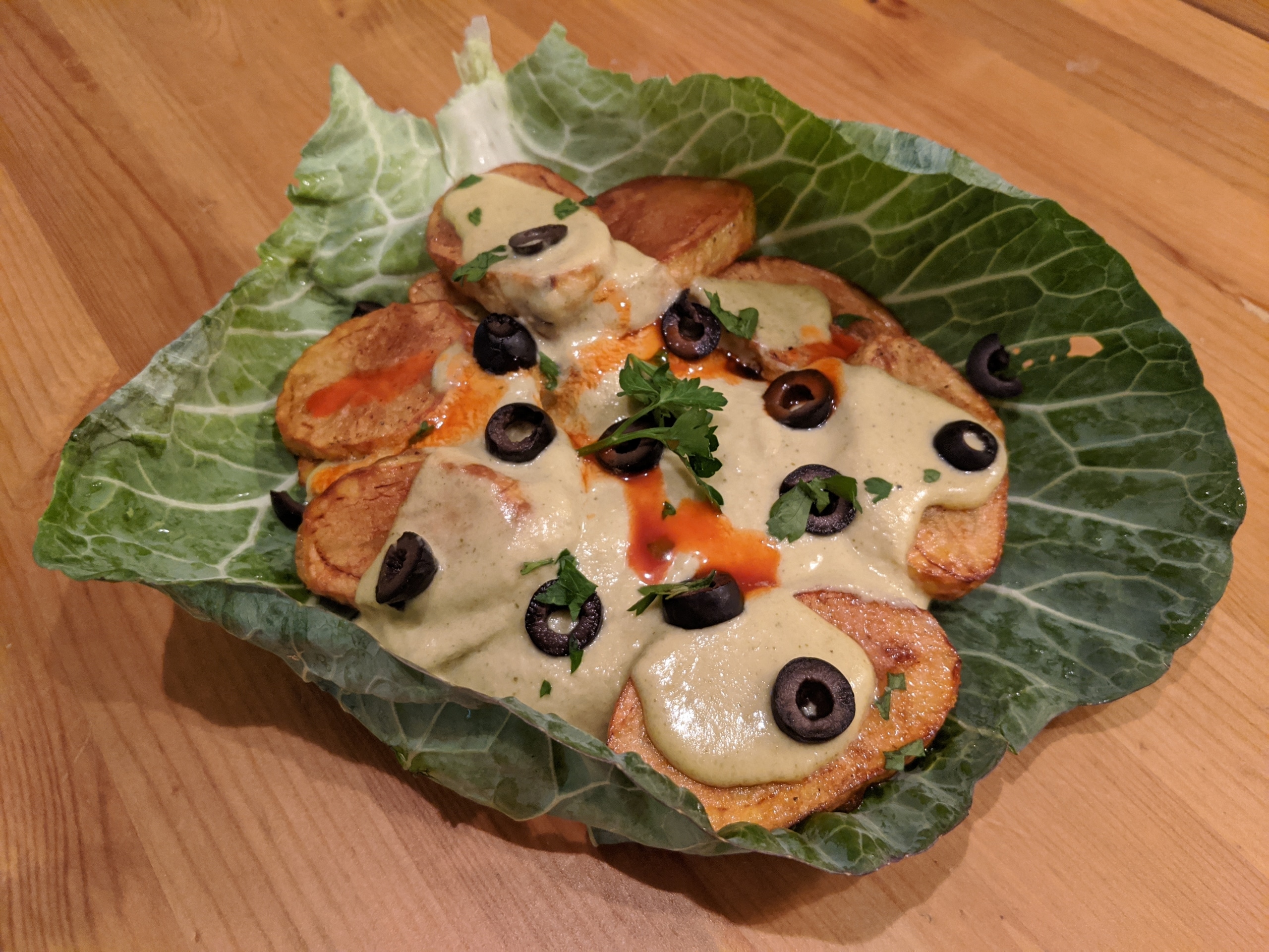 Deep fried papa a la huancaina