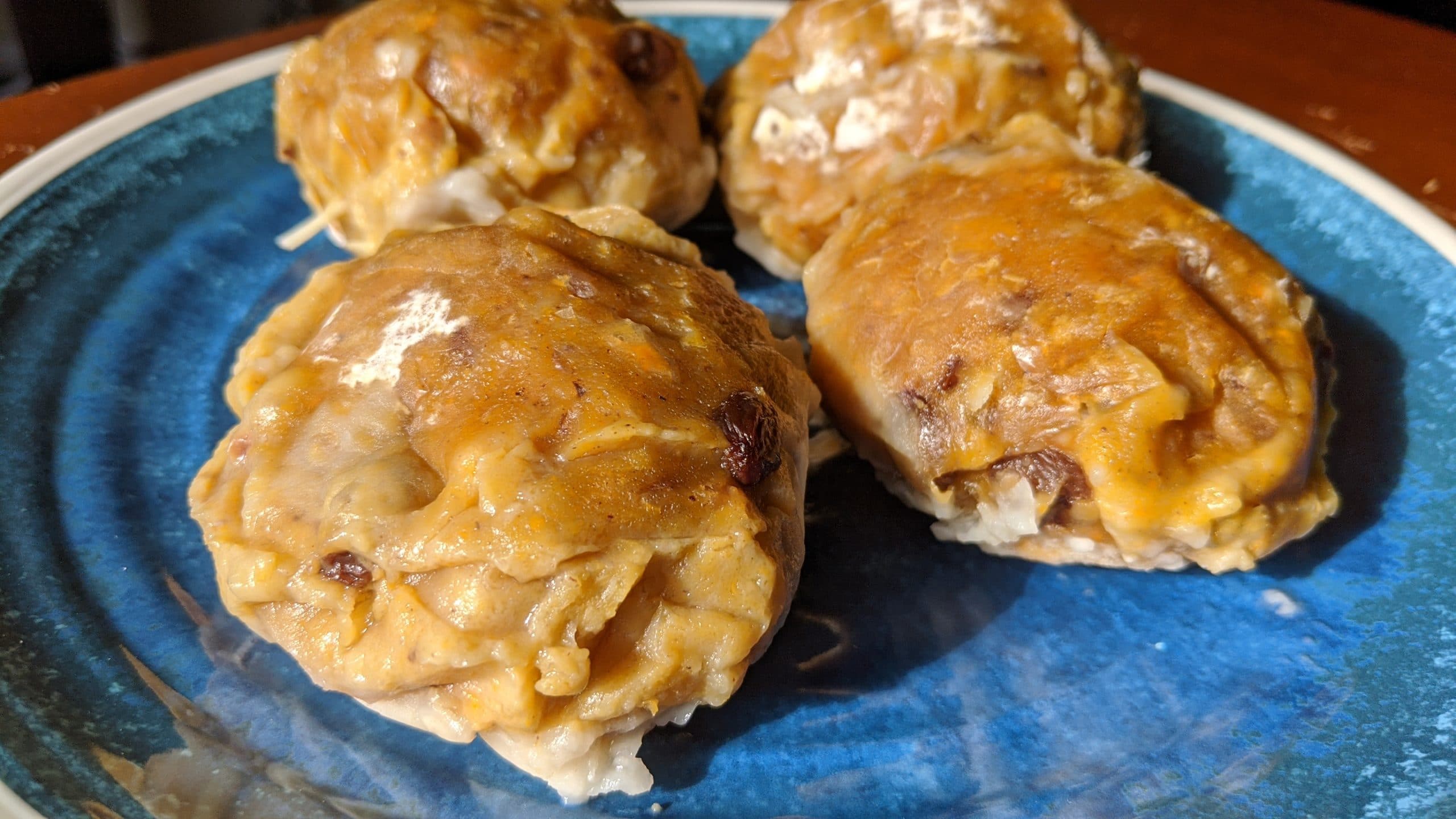 Ducana, sweet potato and coconut dumplings